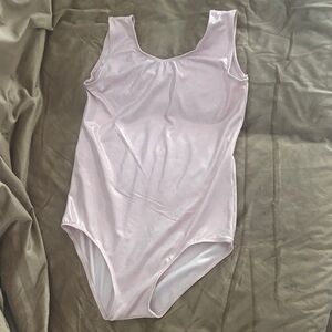 Kids Light Pink Shimmer One-Piece Leotard